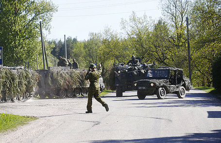 Эстонские военнослужащие.
