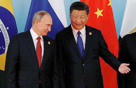 Владимир Путин и Си Цзиньпин.