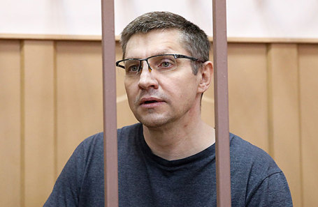 Андрей Горьков в Басманном суде в Москве, 8 июня 2018 года.