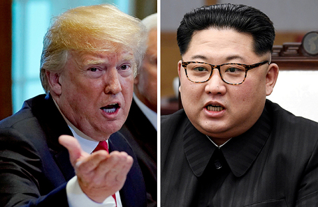 Дональд Трамп и Ким Чен Ын.