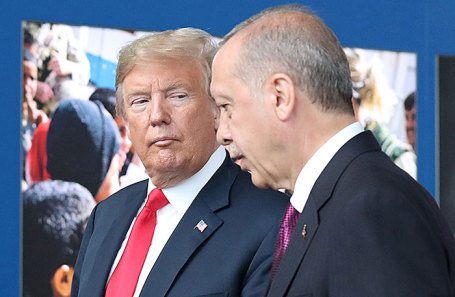 Дональд Трамп и Реджеп Тайип Эрдоган.