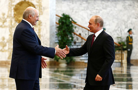 Владимир Путин и Александр Лукашенко.