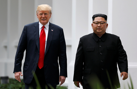 Дональд Трамп и Ким Чен Ын.