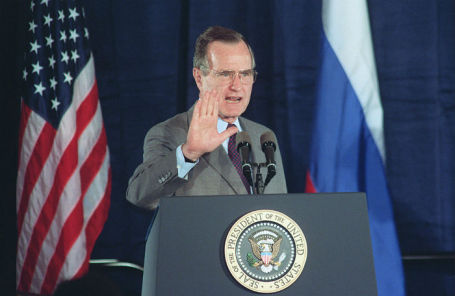 41-й президент США Джордж Буш — старший, 1992 год.
