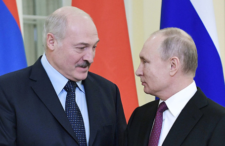 Александр Лукашенко и Владимир Путин.