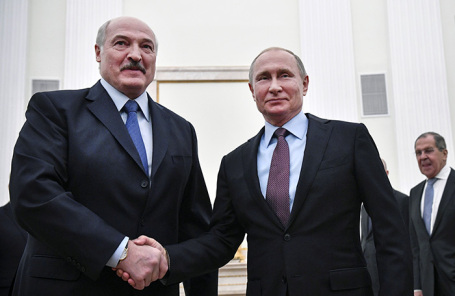 Александр Лукашенко и Владимир Путин.