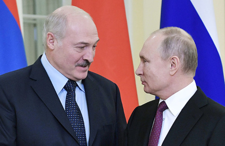 Александр Лукашенко и Владимир Путин.