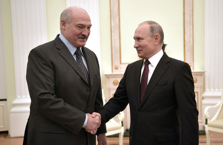Александр Лукашенко и Владимир Путин.