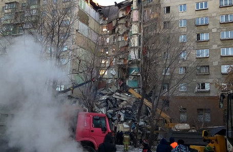 Взрыв газа в Магнитогорске, 31 декабря 2018 года.