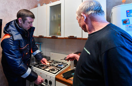 Проверка газового оборудования в квартире.