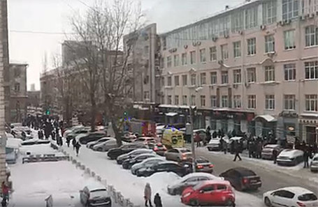 На месте происшествия.