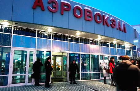 Аэропорт в Ханты-Мансийске.
