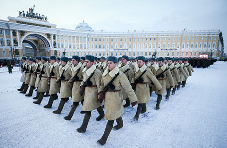 Дворцовая площадь, Санкт-Петербург.