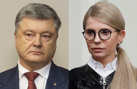 Петр Порошенко и Юлия Тимошенко.