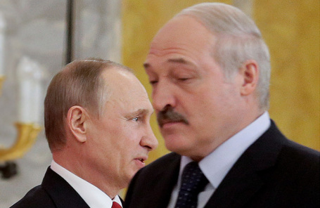 Владимир Путин и Александр Лукашенко.
