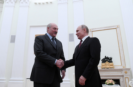 Александр Лукашенко и Владимир Путин.