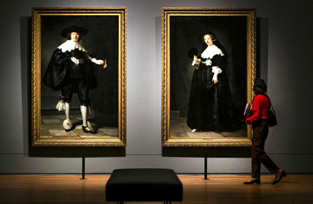 Портреты Мартена Солманса и Опьен Коппит. Rijksmuseum. Амстердам.