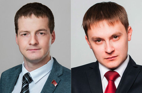 Виталий Кузин и Денис Гурьянов (слева направо).