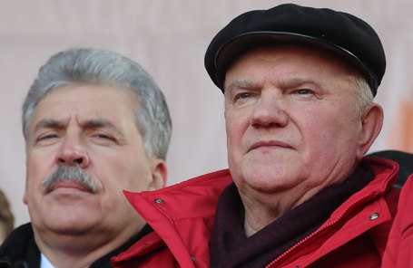 Павел Грудинин и Геннадий Зюганов.