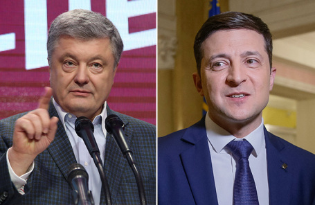 Петр Порошенко. Владимир Зеленский.
