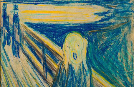 Крик, 1983. Первоначальный вариант.