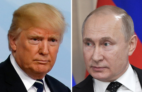 Дональд Трамп и Владимир Путин.