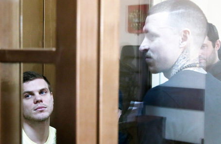 Александр Кокорин, Павел Мамаев (слева направо).