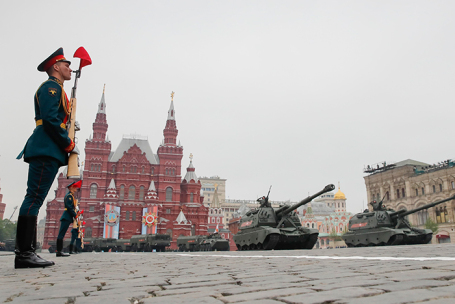 Парад Победы на Красной площади в Москве, 9 мая 2019 года.