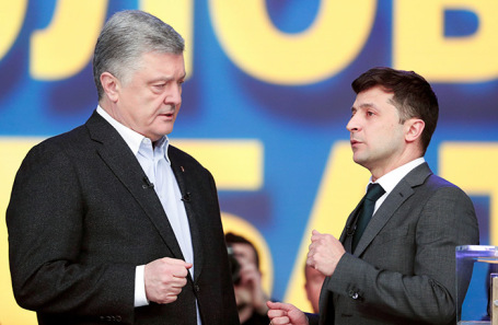 Петр Порошенко и Владимир Зеленский.