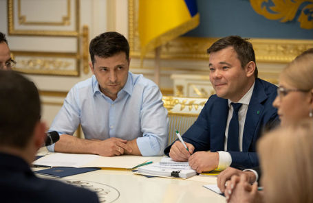 Владимир Зеленский и Андрей Богдан.