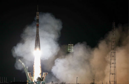 Запуск ракеты-носителя «Союз-ФГ».
