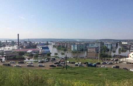 Наводнение в Тулуне.