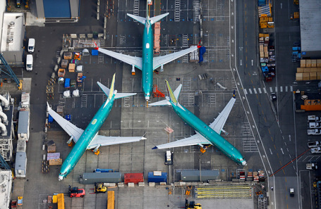 Boeing 737 MAX на заводе в Рентоне. США.
