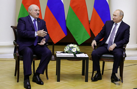Александр Лукашенко и Владимир Путин.