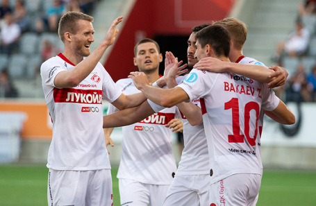 Футболисты «Спартака».