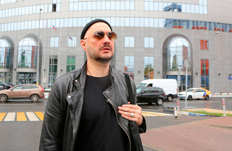 Режиссер Кирилл Серебренников после рассмотрения в Мещанском суде дела «Седьмой студии» о хищении бюджетных средств.