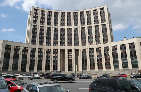 Здание Внешэкономбанка в Москве.