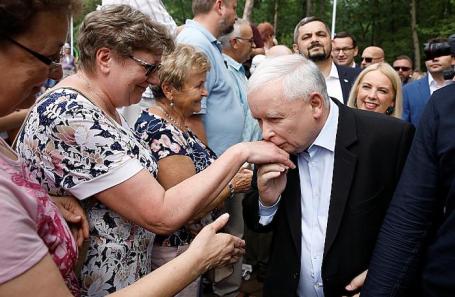 Лидер партии «Право и справедливость» Ярослав Качиньский.