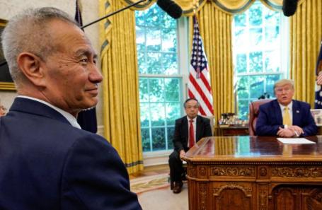 Дональд Трамп и Лю Хэ