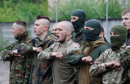 Военнослужащие батальона «Азов».