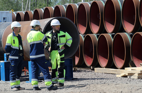 Строительство газопровода «Северный поток — 2».