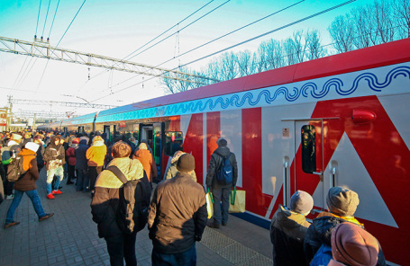 Запуск движения по первому Московскому центральному диаметру от станции Одинцово.