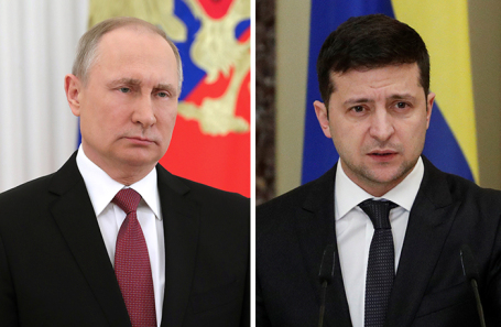 Владимир Путин. Владимир Зеленский.