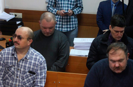 Вынесение приговора конвоирам по делу о попытке побега членов «банды GTA» из Мособлсуда. 9 декабря 2019 года