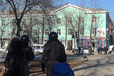 Колледж в Благовещенске, где студент устроил стрельбу.