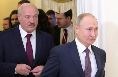 Александр Лукашенко и Владимир Путин.