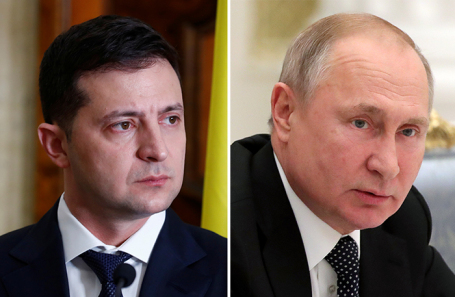 Владимир Зеленский и Владимир Путин.