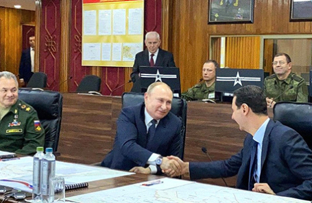 Владимир Путин и Башар Асад на встрече в Дамаске.