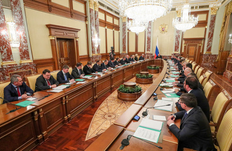 Заседание правительства России.