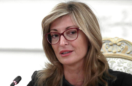 Глава МИД Болгарии Екатерина Захареева.